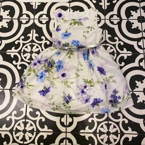 TCP Belted Floral Sleeveless Dress